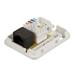 Zásuvka Solarix CAT5E UTP 1 x RJ45 na omítku bílá SX108-5E-UTP-WH