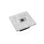 Zásuvka Solarix CAT6 STP 1 x RJ45 pod omítku bílá SX9-1-6-STP-WH