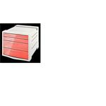 Zásuvkový box Esselte Colour'Ice, broskvový 626283