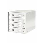 Zásuvkový box Leitz Click&Store, 4 zásuvky, bílá 60490001