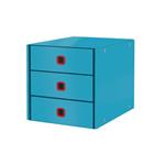 Zásuvkový box Leitz Click&Store COSY, 3 zásuvky, klidná modrá 53680061
