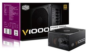 zdroj Cooler Master Vanquard series 1000W aPFC v2.31, 13,5cm fan, 80+ Gold, modular RSA00-AFBAG1-EU