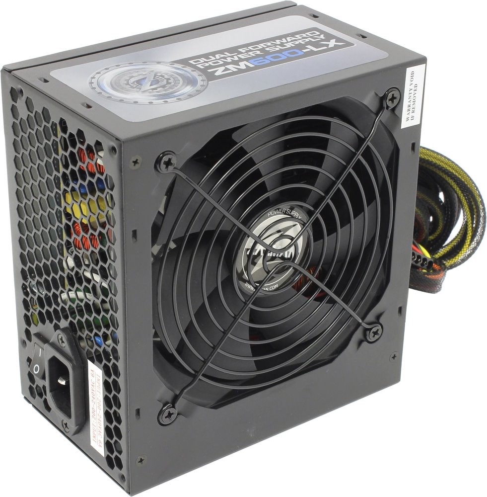 Zdroj Zalman ZM600-LX 600W 80+ ATX12V 2.3 aPFC 12cm fan