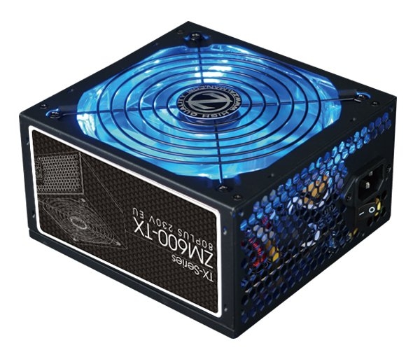 Zdroj Zalman ZM600-TX 600W 80+ ATX12V 2.3 aPFC 14cm fan, ErP 2013