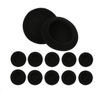 Zebra ear pads, 20 pcs. KT-HSX100-EPF1-20