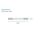 Zebra Label, Paper, 102x51mm; Direct Thermal, Z-SELECT 2000D, Coated, Permanent Adhesive, 19mm Core, Black ZIPRM3017413