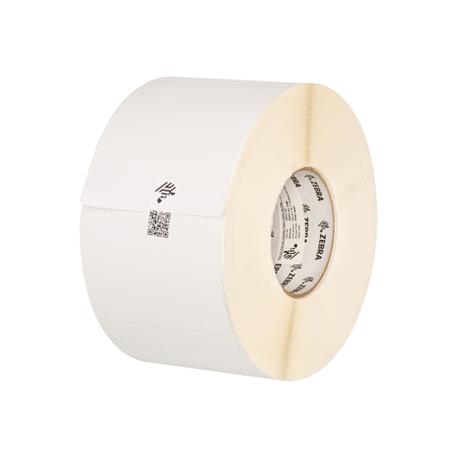 Zebra Label, Paper, 102x64mm; Thermal Transfer, 8000T All-Temp, Coated, All-temp Adhesive, 76mm Core 66090
