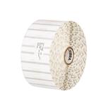 Zebra Label, Polypropylene, 2.1875x0.5in (55.6x12.7mm); DT, 8000D Jewelry, Coated, Permanent Adhesive, 1in (25. 10010064