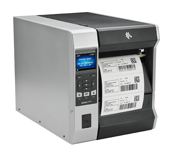 ZEBRA printer ZT610 - 300dpi, BT, LAN, Rewind ZT61043-T2E0100Z