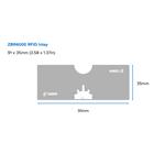 Zebra RFID, Label, Paper, 102 x 51mm; ZBR4000 / UCODE 8, Thermal Transfer, Z-Select 2000T, Coated, Permanent A 3014480-T