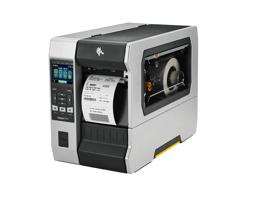 Zebra - TT Printer ZT620; 6", 203 dpi, LAN, BT, USB, Rewind ZT62062-T2E0100Z