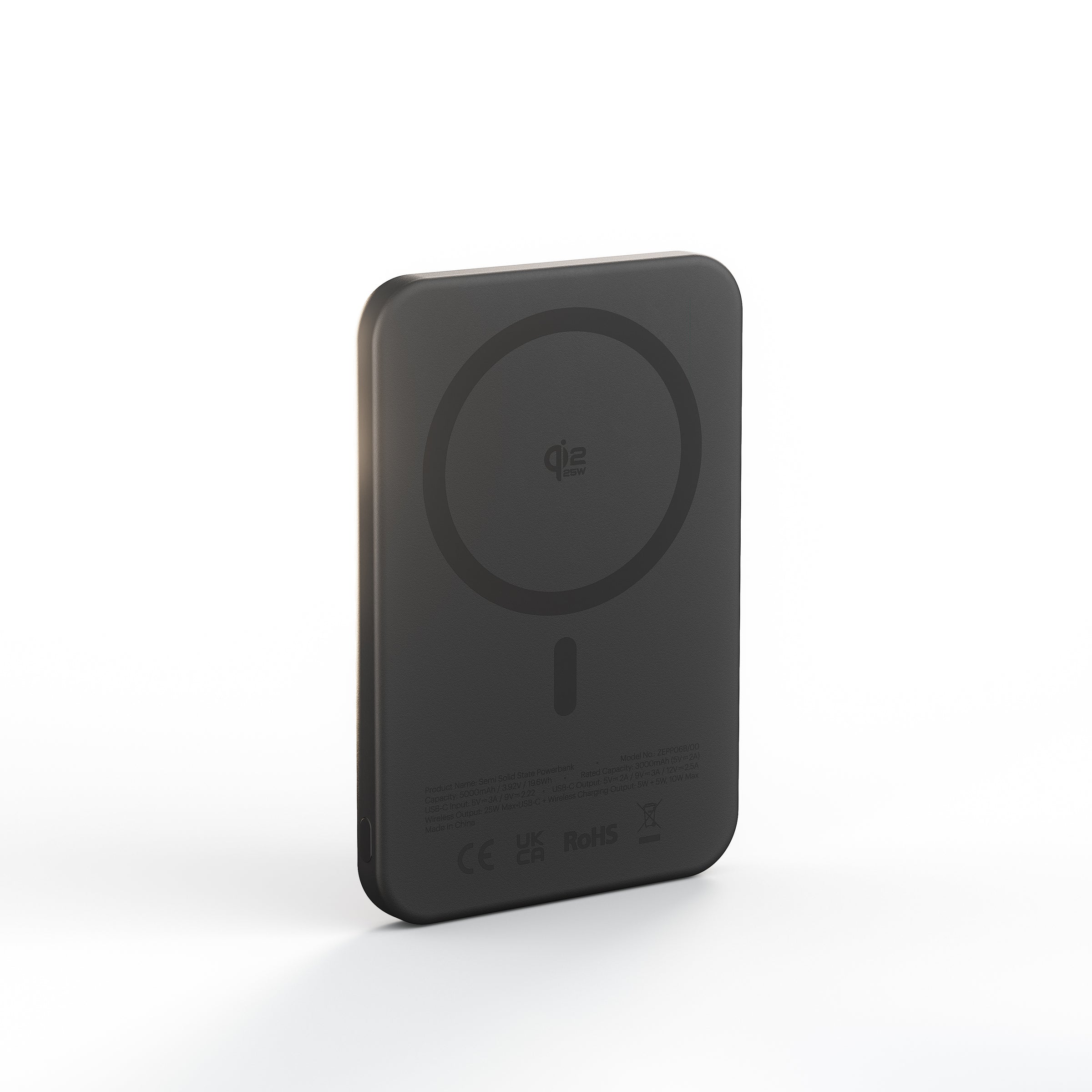 ZENS Semi Solid State Powerbank 5000 mAh Black ZEPP06B