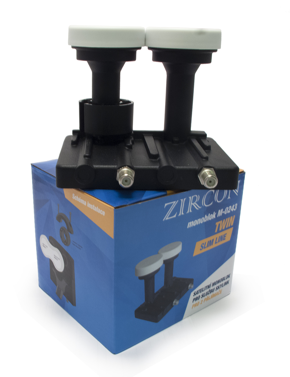 Zircon konvertor Monoblock Twin M-0243 Skylink Slim line 8594163274764