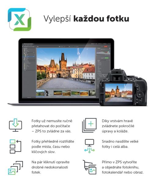 Zoner Photo Studio X na 1 rok s rodinným rozšírením (1 domácnosť) - elektronicky ZPSX-SUB-01