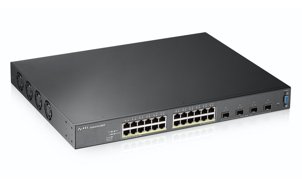 ZyXEL 24xGb 4x10Gb SFP+ L2+ PoE XGS2210-28HP XGS2210-28HP-EU0101F