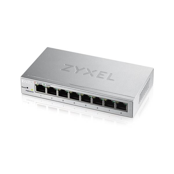 Zyxel GS1200-8 8-portový gigabitový webový inteligentný prepínač GS1200-8V3-EU0101F