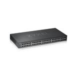 Zyxel GS1920-48v2 50-portový gigabitový WebManaged Switch, 44x gigabitový RJ45, 4x gigabitový RJ45/S GS1920-48V2-EU0101F
