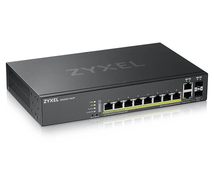 ZYXEL GS2220-10HP 8port GbE L2 Switch,1 GbE Uplink, PoE GS2220-10HP-EU0101F