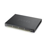 Zyxel XGS1930-52HP, 52 Port Smart Managed PoE Switch, 48x Gigabit PoE and 4x 10G SFP+, hybird mode, XGS1930-52HP-EU0101F