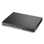 Zyxel XGS1935-28HP, 28 Port Smart Managed PoE Switch, 24x Gigabit PoE and 4x 10G SFP+, hybrid mode, XGS1935-28HP-EU0101F